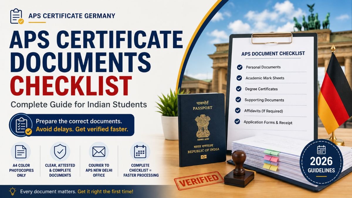 APS Certificate Documents Checklist: Indian Student Guide