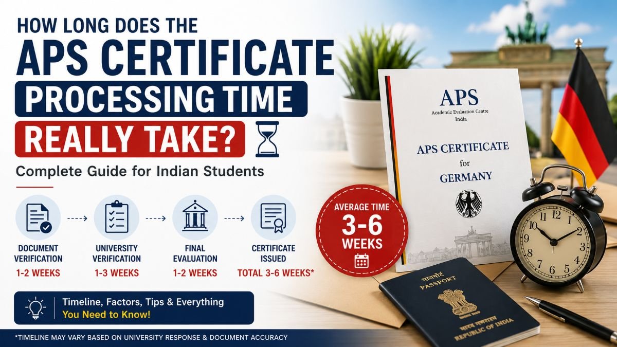APS Certificate Processing Time: Indian Students